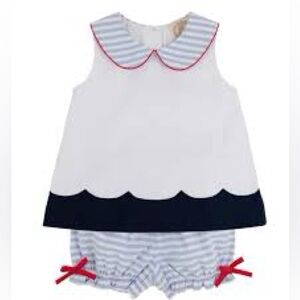 TBBC Colleen's Colorblock Set in Worth Ave White and Nantucket Navy.